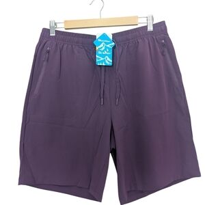 MagcoMsen Men's Athletic Shorts Size XL Purple/Plum